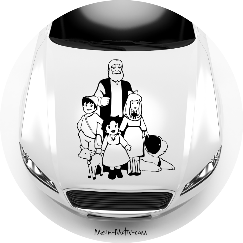 Preview: Aufkleber 46238 Heidi und Freunde